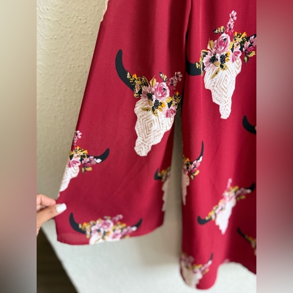 Altar'd State Crimson Dress Size M - Picture 4 of 6